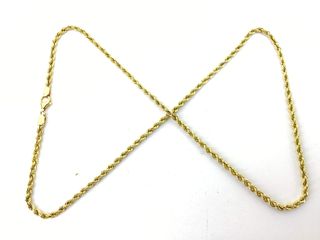 cadena oro 18k 30cm