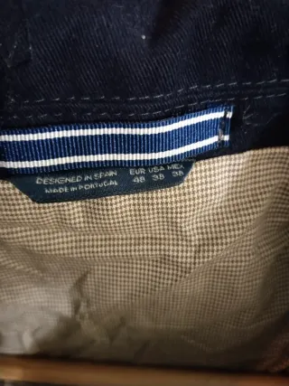 Americana Massimo Dutti Azul