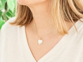 cadena oro 18k con piedra con circonita 23cm