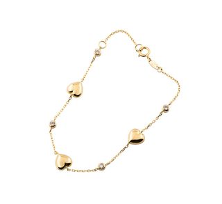 pulsera oro 18k con piedra