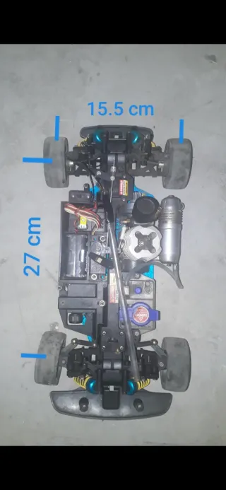 Coche RC Nitro con Accesorios