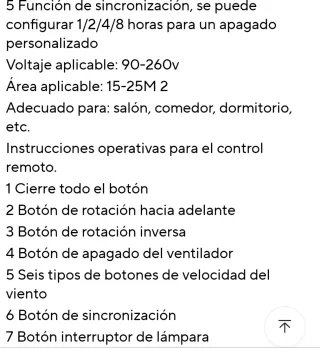 Ventilador de techo moderno blanco y color madera