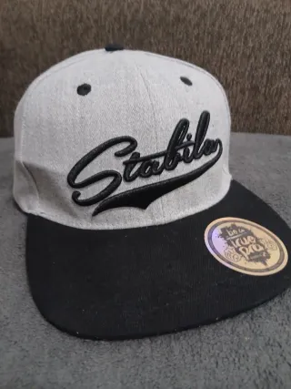 Gorra Stabila Negra y Gris