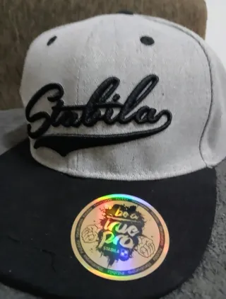 Gorra Stabila Negra y Gris