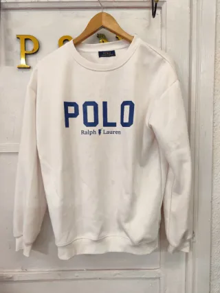 Sudaderas Polo Ralph Lauren lila y Blanco
