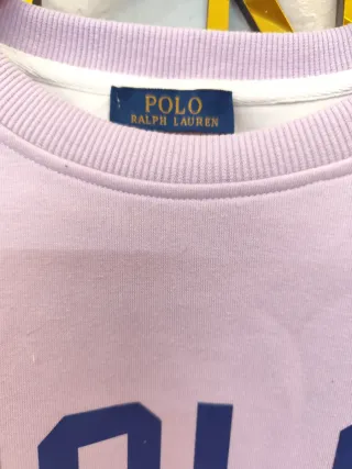Sudaderas Polo Ralph Lauren lila y Blanco