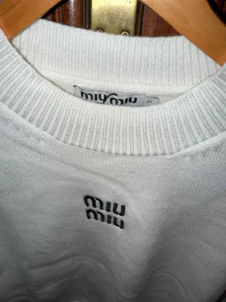 Jersey Miu Miu Blanco Talla S