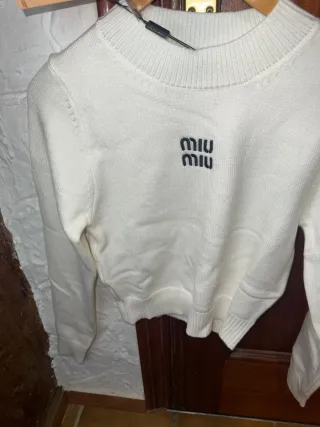 Jersey Miu Miu Blanco Talla S