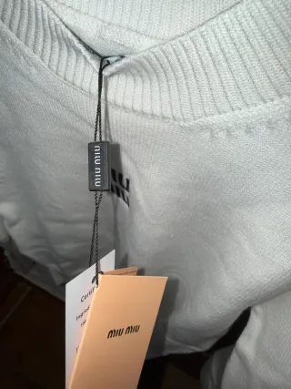 Jersey Miu Miu Blanco Talla S