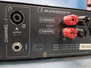 amplificador audiophony AS 620