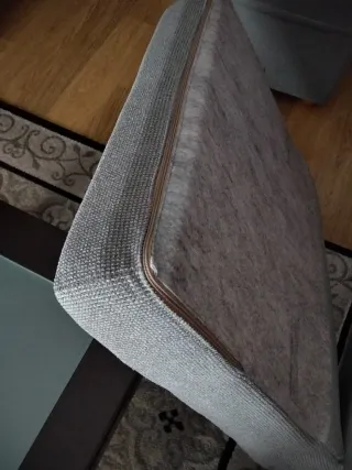 Sofá Cama Gris Tela cama de 1'35