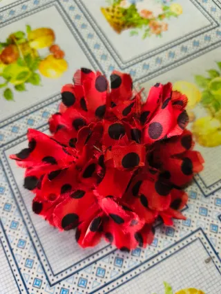 Disfraz Flamenca Rojo Lunares Negro 5 años