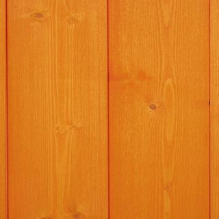 Caseta de Herramientas de Jardín de Madera de Abeto con 2 Puertas, Caseta de Herramientas de Jardín con 3 Estantes, Techo Inclinado para Terraza Patio, 84X52X188 Cm, Naranja