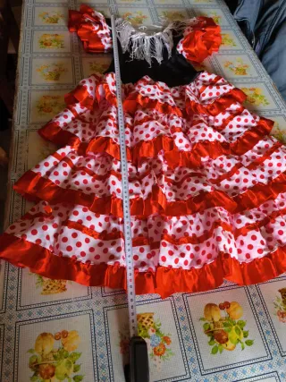 Disfraz Flamenca niña 6 años
