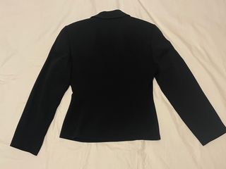 Americana Alexis Negra Solapa Satinada (40)