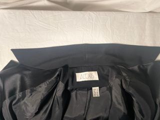 Americana Alexis Negra Solapa Satinada (40)