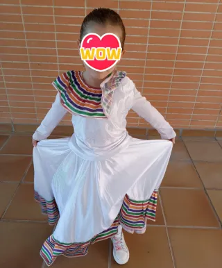 Disfraz mexicana niña 5 años