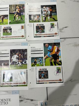 Set francobolli AS Roma 1990/91