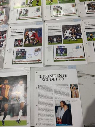 Set francobolli AS Roma 1990/91