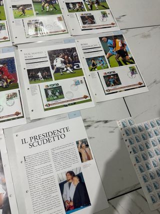 Set francobolli AS Roma 1990/91