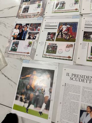 Set francobolli AS Roma 1990/91