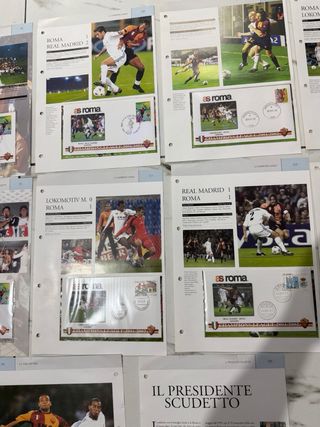 Set francobolli AS Roma 1990/91