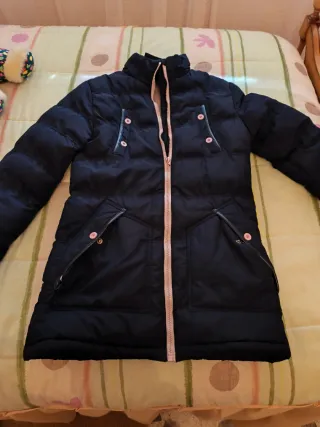 Cazadora acolchada azul super calentita 10-12 años