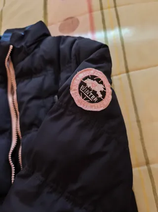 Cazadora acolchada azul super calentita 10-12 años