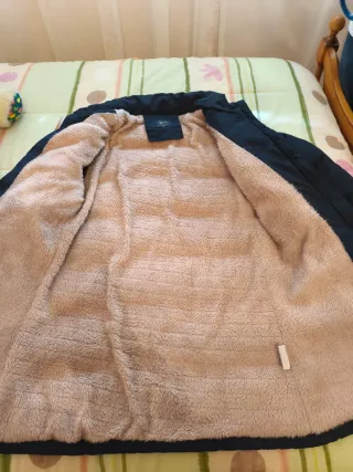 Cazadora acolchada azul super calentita 10-12 años