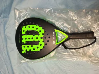 Pala Pádel Wilson Blade Team Negra/Verde