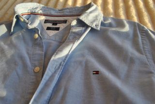 Camisa Tommy Hilfiger Slim Fit Azul M
