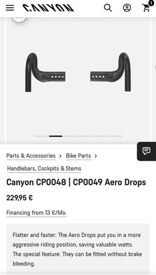 Canyon Aero Drops