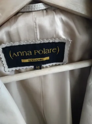 Chaqueta de piel Anna Polare Beige
