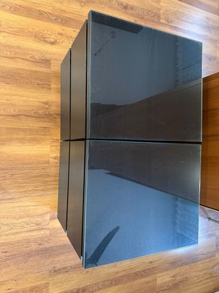 Mesitas Malm Ikea Cristal Negro