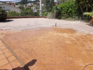 Hormigón impreso y vertical impreso Presupuesto si