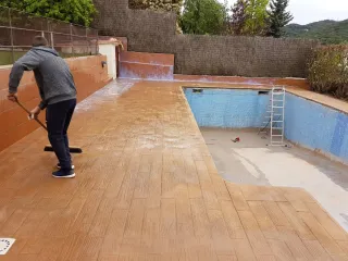 Hormigón impreso y vertical impreso Presupuesto si