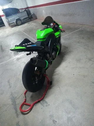Kawasaki Zx10R Circuito Verde