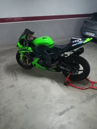 Kawasaki Zx10R Circuito Verde
