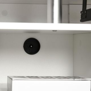 Escritorio para PC en Aglomerado y Acero con Estante para Teclado y Monitor, 2 Cajones y Espacio para Computadora, 120X55X85 Cm, Blanca