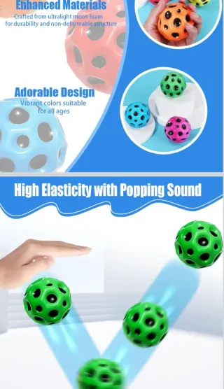 Palla lunare rimbalzante gioco per bambini