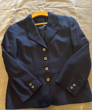 Chaqueta americana azul marino mujer talla 46