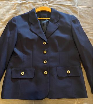 Chaqueta americana azul marino mujer talla 46