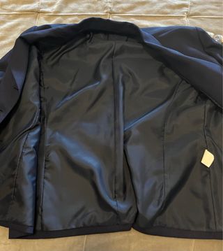 Chaqueta americana azul marino mujer talla 46