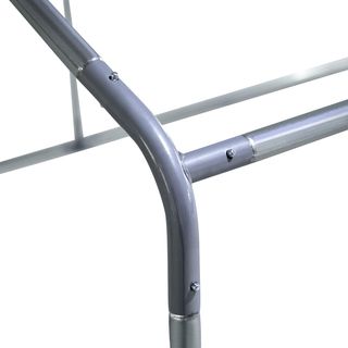 Recinto para Gallinas Con Tela De Cubierta, Gallinero para Gallinas Con Cerradura de Acero, 280X190X195 Cm