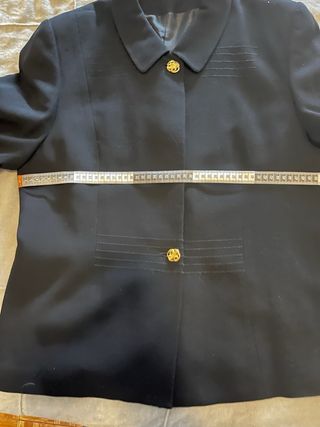 Chaqueta vestir Mujer Talla 48 Negra