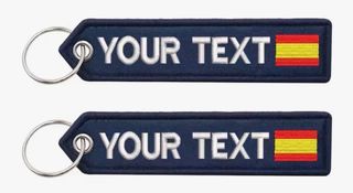 Llavero Personalizado BORDADO.