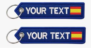 Llavero Personalizado BORDADO.