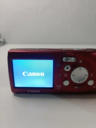 Canon Digital IXUS i Zoom Cámara Roja