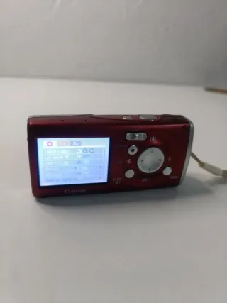 Canon Digital IXUS i Zoom Cámara Roja