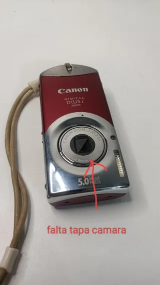 Canon Digital IXUS i Zoom Cámara Roja